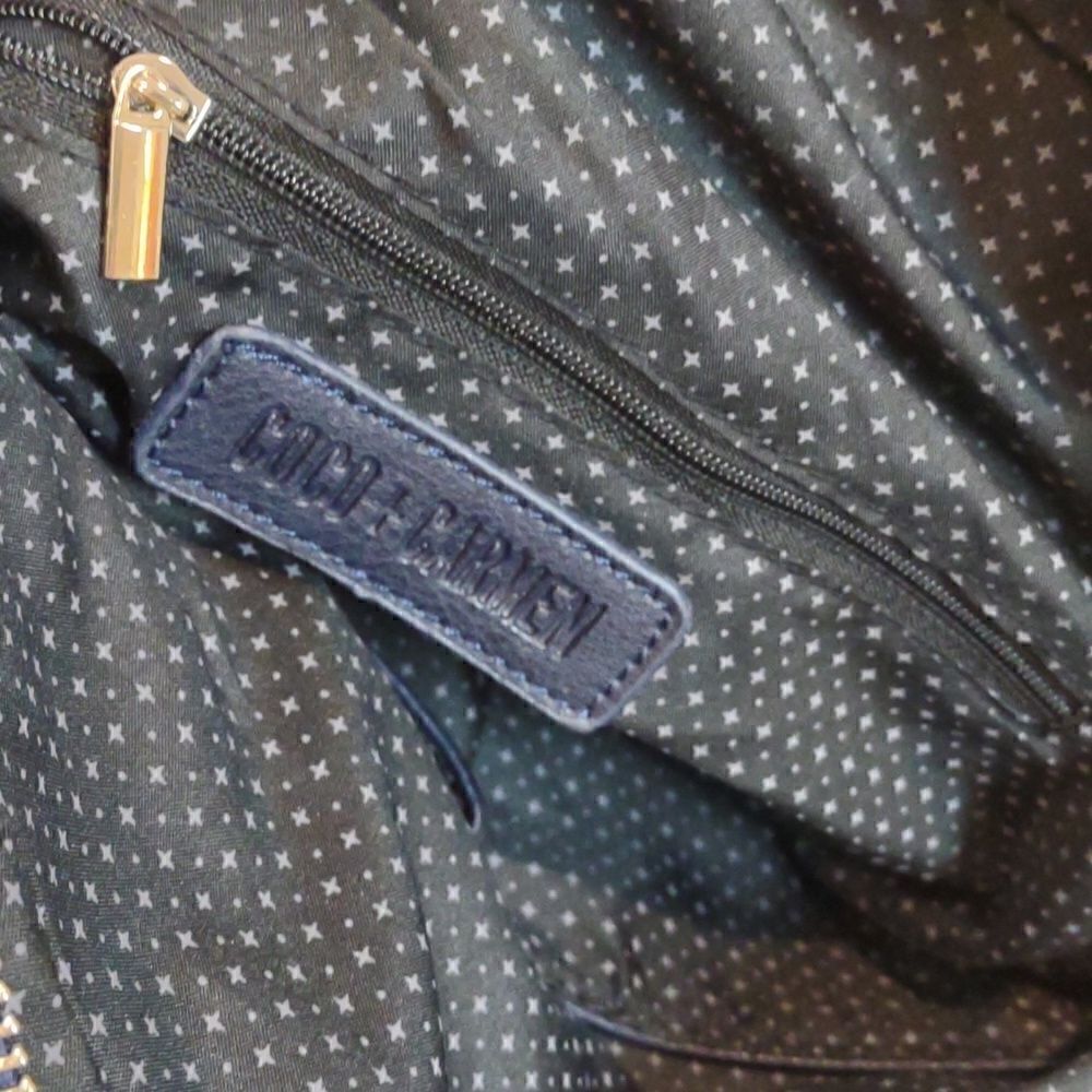Coco and Carmen Navy Vegan Purse NWT - Picture 11 of 12